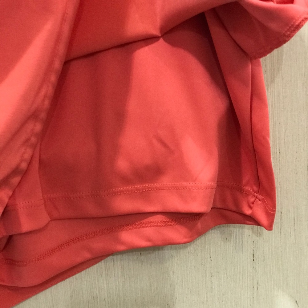 Plus Size Work Out Active Skort Fully Lined Coral - Picture 7 of 8